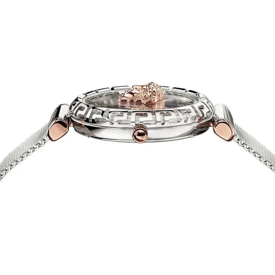 Versace Palazzo Empire Silver Dial Silver Mesh Bracelet Watch for Women - VEDV00419 Buy Now By Versace