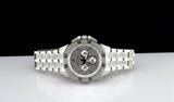 Bulova Crystal Collection Pave Silver Dial with Crystals Silver Steel Strap Watch for Men - 96C134 Buy Now By Bulova