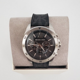 Michael Kors Brecken Chronograph Black Dial Black Leather Strap Watch For Men - MK8850 Buy Now By Michael Kors