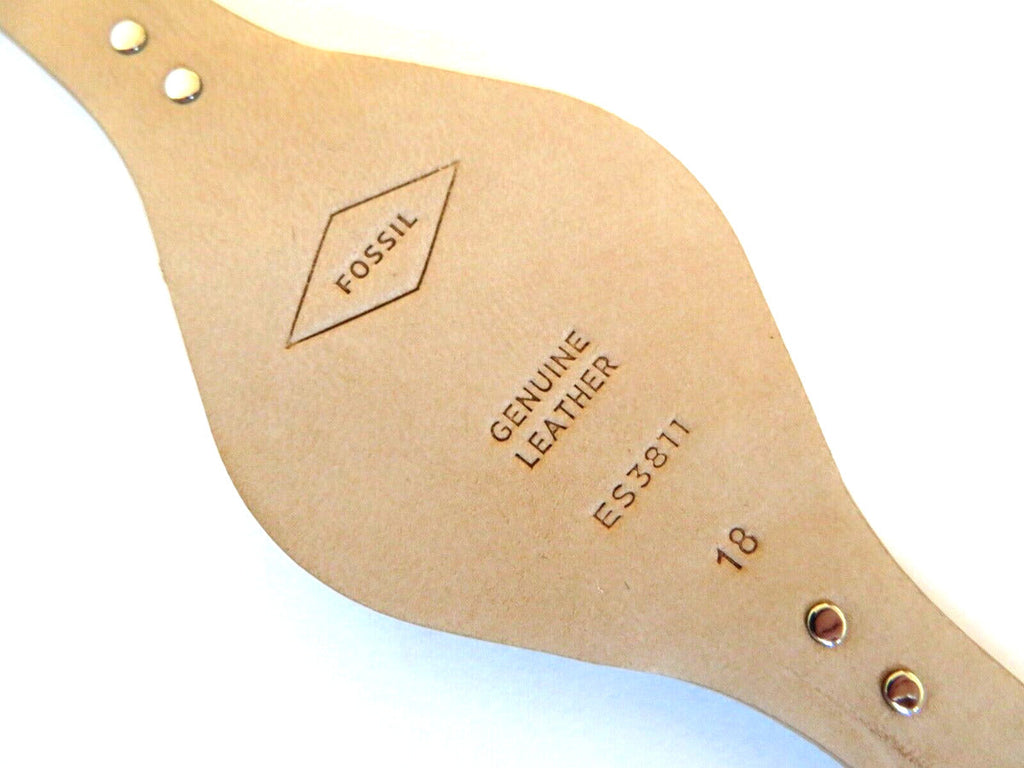 Fossil Boyfriend White Dial Beige Leather Strap Watch for Women - ES3811 Buy Now By Fossil