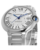 Cartier Ballon Bleu De Cartier Silver Dial Silver Steel Strap Watch for Men - WSBB0049 Buy Now By Cartier