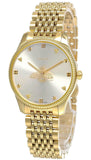 Gucci G Timeless Quartz Silver Dial Gold Steel Strap Watch For Women - YA1264155 Buy Now By Gucci