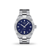 Tissot PR 100 Sport Blue Dial Silver Steel Strap Watch For Men - T101.610.11.041.00 Buy Now By Tissot