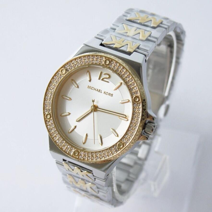 Michael Kors Lennox Three Hand Silver Dial Two Tone Steel Strap Watch For Women - MK7338 Buy Now By Michael Kors