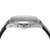 Emporio Armani Paolo Chronograph Black Dial Black Leather Strap Watch For Men - AR11530 Buy Now By Emporio Armani
