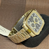 Fossil Inscription Multifunction Black Dial Gold Steel Strap Watch for Men - BQ2656 Buy Now By Fossil
