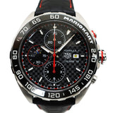 Tag Heuer Formula 1 Mario Kart Chronograph Black Dial Black Leather Strap Watch for Men - CAZ201E.FC6517 Buy Now By Tag Heuer