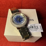 Michael Kors Camille Analog Blue Dial Gold Steel Strap Watch For Women - MK7341 Buy Now By Michael Kors