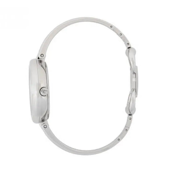 Gucci Guccissima Diamonds Mother of Pearl Dial Silver Steel Strap Watch For Women - YA134303 Buy Now By Gucci