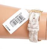 Michael Kors Jaycie Quartz Gold Dial White Leather Strap Watch for Women - MK2861 Buy Now By Michael Kors