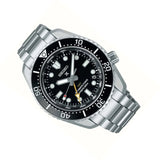 Seiko Prosprex Dark Depths GMT Automatic Black Dial Silver Steel Strap Watch For Men - SPB383J1 Buy Now By Seiko