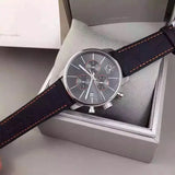 Calvin Klein City Chronograph Black Dial Black Leather Strap Watch for Men - K2G271C1 Buy Now By Calvin Klein