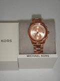 Michael Kors Briar Quartz Rose Gold Dial Rose Gold Steel Strap Watch For Women - MK6465 Buy Now By Michael Kors