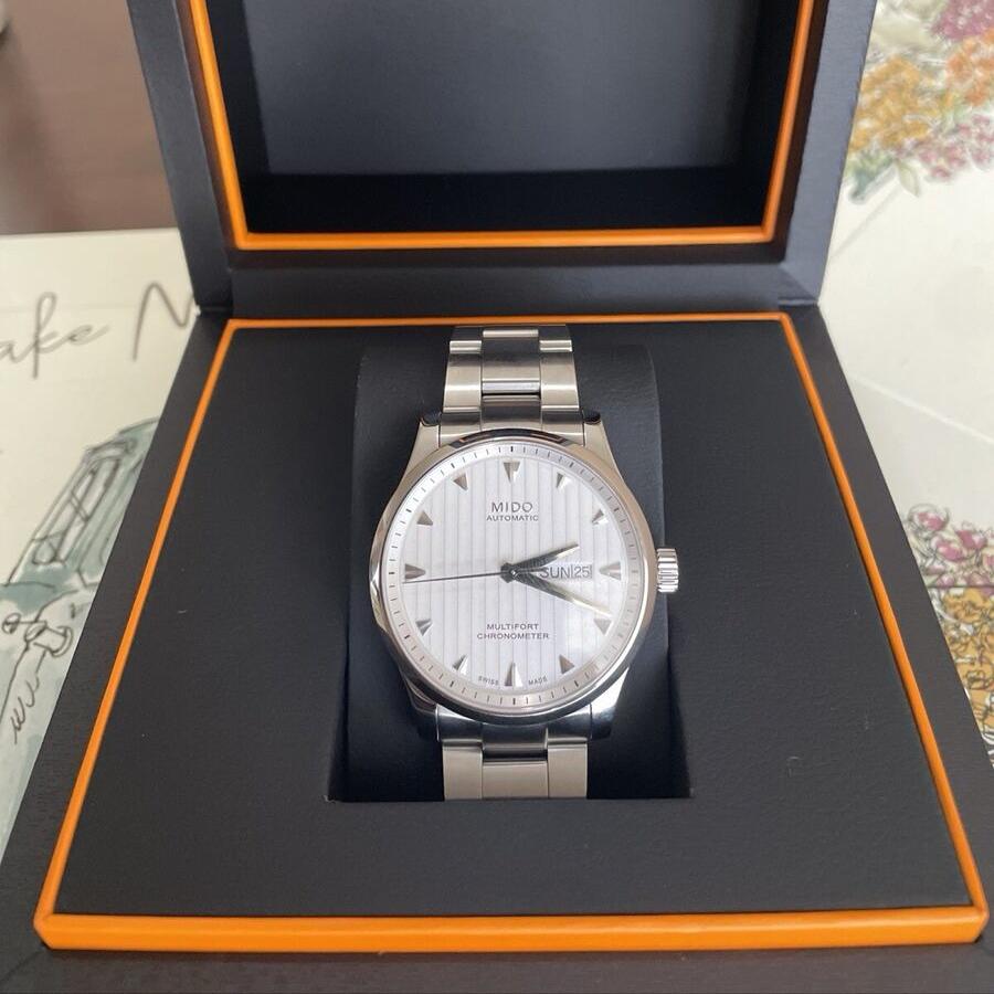 Mido Multifort Automatic Silver Dial Silver Steel Strap Watch For Men - M005.430.11.031.80 Buy Now By Mido