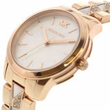Michael Kors Runway Mercer Mother of Pearl White Dial Two Tone Steel Strap Watch For Women - MK6674 Buy Now By Michael Kors