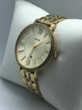 Fossil Jacqueline Gold Dial Gold Steel Strap Watch for Women - ES3547 Buy Now By Fossil