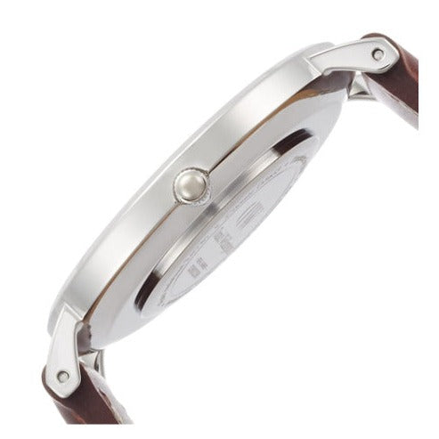 Daniel Wellington St Mawes White Dial Brown Leather Strap Watch For Men - DW00100052 Buy Now By Daniel Wellington