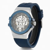 Maserati Potenza Automatic Skeleton Dial Blue Rubber Strap Watch For Men - R8821108035 Buy Now By Maserati