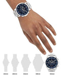 Tommy Hilfiger Luca Chronograph Blue Dial Silver Steel Strap Watch For Men - 1710492 Buy Now By Tommy Hilfiger