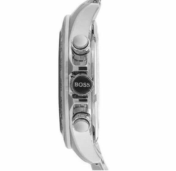 Hugo Boss Ikon Black Dial Silver Steel Strap Watch for Men - 1512965 Buy Now By Hugo Boss