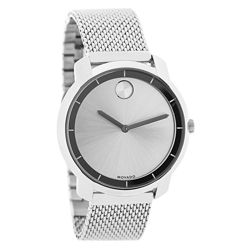 Movado Bold Silver Dial Silver Mesh Bracelet Watch For Women - 3600241 Buy Now By Movado
