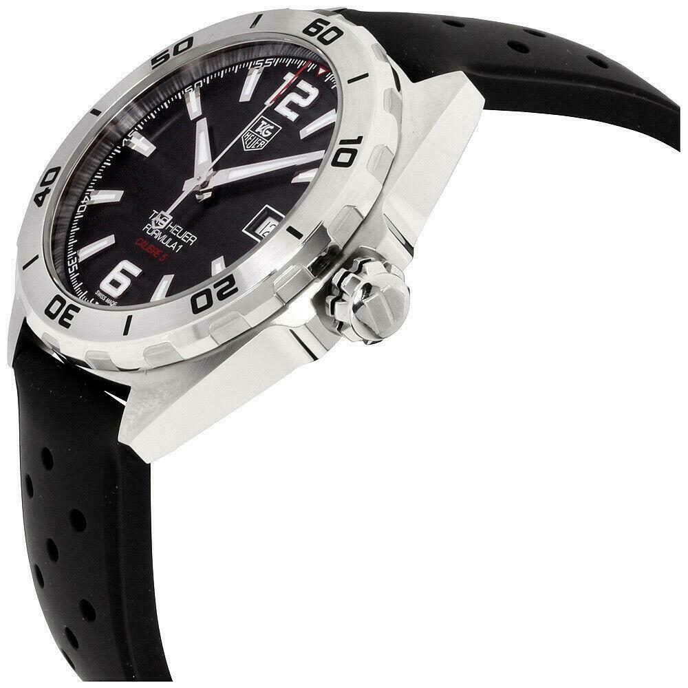 Tag Heuer Formula 1 Automatic Black Dial Black Rubber Strap Watch for Men - WAZ2113.FT8023 Buy Now By Tag Heuer