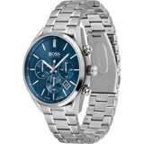 Hugo Boss Champion Blue Dial Silver Steel Strap Watch for Men - 1513818 Buy Now By Hugo Boss