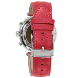Michael Kors Parker Silver Dial Red Leather Strap Watch for Women - MK2278 Buy Now By Michael Kors
