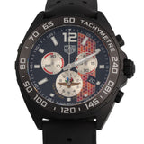 Tag Heuer Formula 1 Indy 500 Limited Edition Chronograph Black Dial Black Rubber Strap Watch for Men - CAZ101AD.FT8024 Buy Now By Tag Heuer