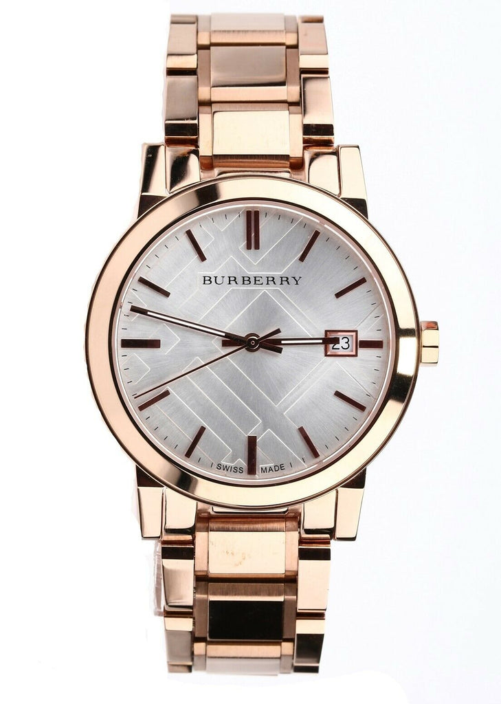 Burberry The City White Dial Rose Gold Steel Strap Watch for Women - BU9004 Buy Now By Burberry