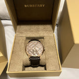 Burberry The Classic Brown Dial Brown Leather Strap Watch for Men - BU10012 Buy Now By Burberry