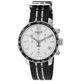 Tissot Quickster Chronograph NBA San Antonio Spurs Edition White Dial Two Tone NATO Strap Watch for Men - T095.417.17.037.07 Buy Now By Tissot