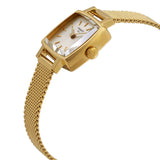 Tissot Lovely Square Silver Dial Gold Mesh Bracelet Watch For Women - T058.109.33.031.00 Buy Now By Tissot