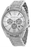Michael Kors Whitney Chronograph Crystals Silver Dial Silver Steel Strap Watch For Women - MK6728 Buy Now By Michael Kors