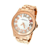 Marc Jacobs Rivera White Dial Rose Gold Steel Strap Watch for Women - MBM3138 Buy Now By Marc Jacobs