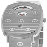 Gucci Grip Quartz Silver Dial Silver Steel Strap Watch For Women - YA157410 Buy Now By Gucci