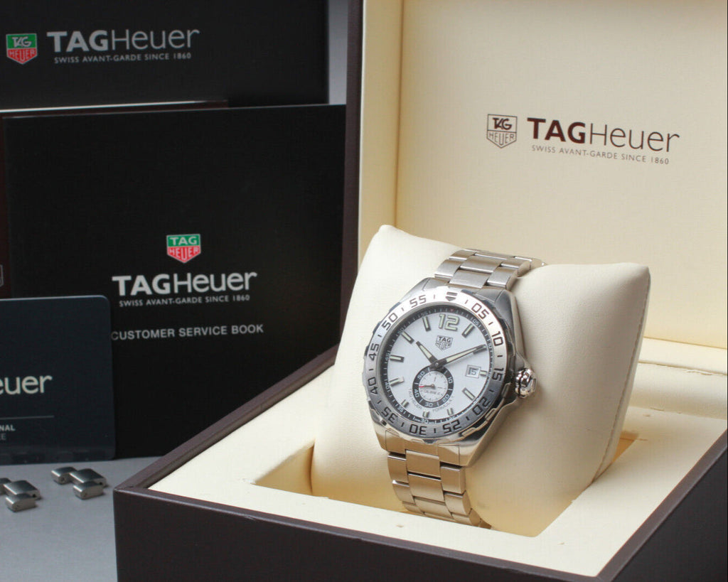Tag Heuer Formula 1 Calibre 6 Automatic White Dial Silver Steel Strap Watch for Men - WAZ2013.BA0842 Buy Now By Tag Heuer