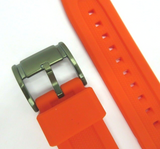 Fossil Bannon Chronograph Grey Dial Orange Silicone Strap Watch for Men - BQ2500 Buy Now By Fossil