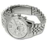 Michael Kors Lexington Silver Dial Silver Steel Strap Watch for Men - MK8405 Buy Now By Michael Kors