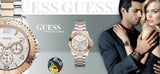 Guess BFF Multifunction Silver Dial Two Tone Steel Strap Watch for Women - W0231L5 Buy Now By Guess