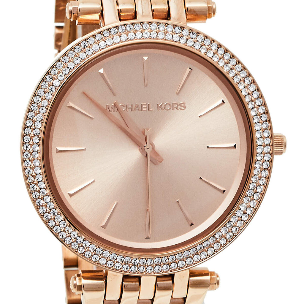 Michael Kors Darci Rose Gold Dial with Diamonds Rose Gold Stainless Steel Strap Watch for Women - MK3192 Buy Now By Michael Kors