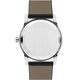 Movado Museum Black Dial Black Leather Strap Watch For Men - 606502 Buy Now By Movado