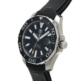 Tag Heuer Aquaracer Calibre 5 Automatic Black Dial Black Rubber Strap Watch for Men - WAY211A.FT6151 Buy Now By Tag Heuer