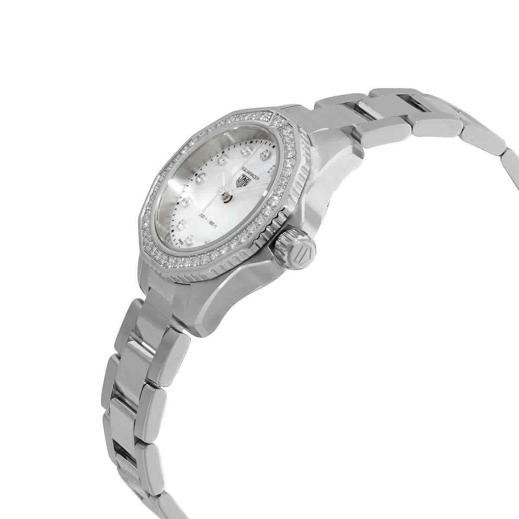 Tag Heuer Aquaracer Professional 200 Quartz Diamond Mother of Pearl Dial Silver Steel Strap Watch for Women - WBP1417.BA0622 Buy Now By Tag Heuer