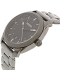Fossil Machine Chronograph Black Dial Grey Steel Strap Watch for Men - FS4774 Buy Now By Fossil