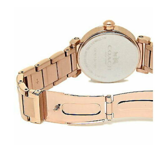 Coach Madison White Dial Rose Gold Steel Strap Watch for Women - 14502395 Buy Now By Coach