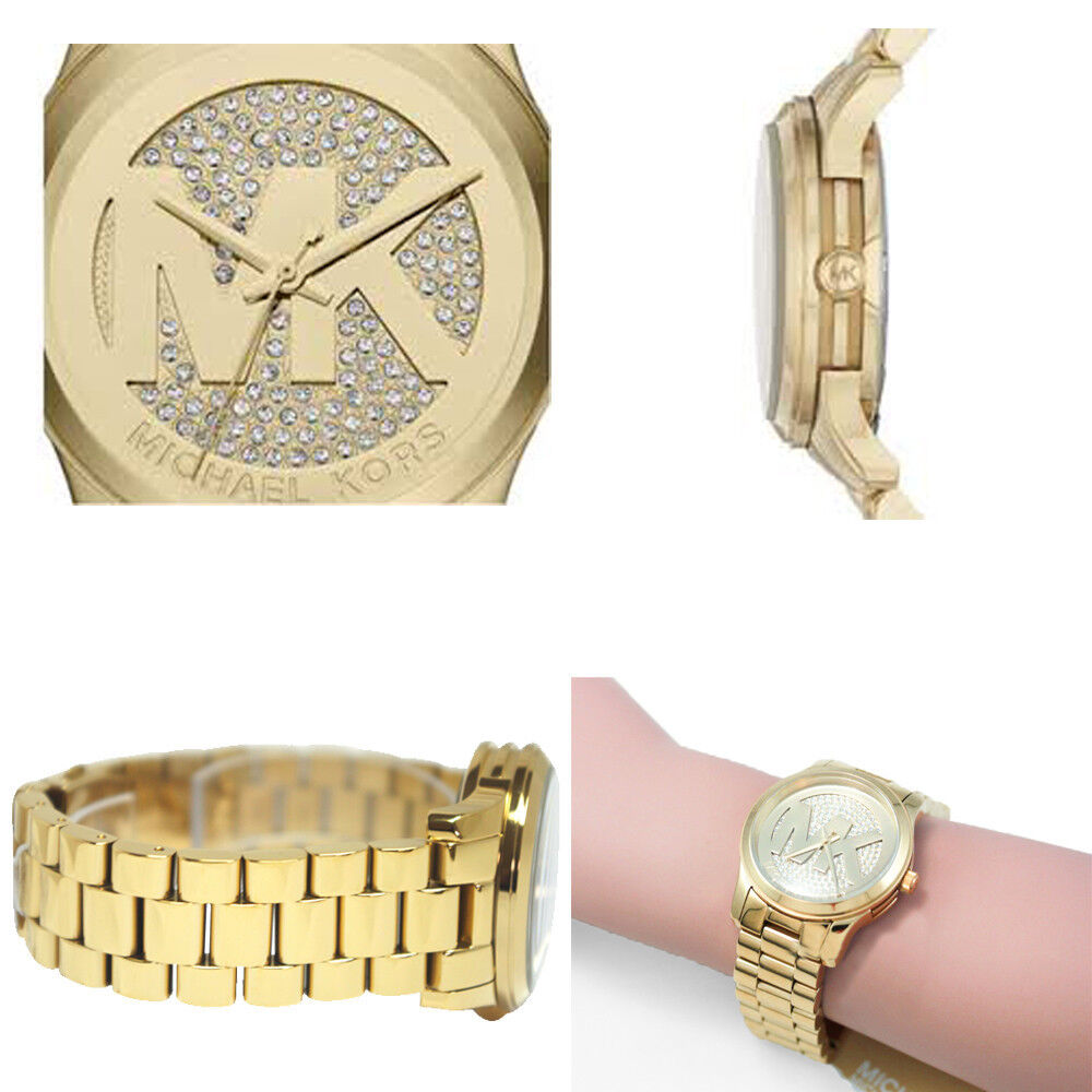 Michael Kors Runway Quartz Gold Dial Gold Steel Strap Watch For Women - MK5852 Buy Now By Michael Kors