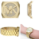 Michael Kors Runway Quartz Gold Dial Gold Steel Strap Watch For Women - MK5852 Buy Now By Michael Kors