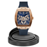 Guess Phoenix Multifunction Blue Dial Blue Rubber Strap Watch for Men - GW0202G4 Buy Now By Guess
