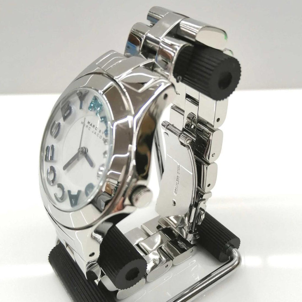 Marc Jacobs Rivera White Dial Silver Steel Strap Watch for Women - MBM3136 Buy Now By Marc Jacobs